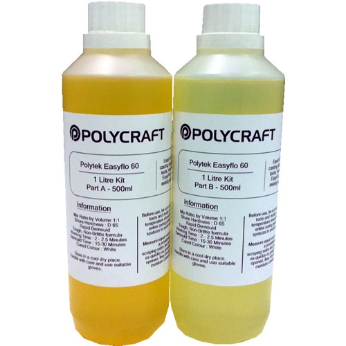 Polytek EasyFlo 60 Polyurethane Liquid Plastic Casting Resin - Mbfg.co.uk