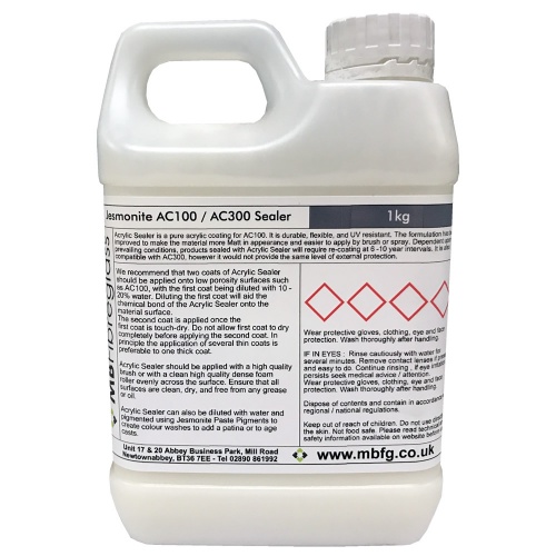 Jesmonite AC100 / AC300 Sealer for Water Based Casting Resin mbfg.co.uk